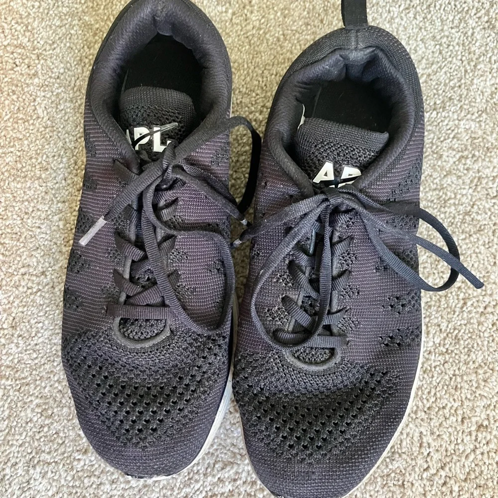 APL‎ Black Propelium Techloom Mesh Lace Up Running Sneakers Size 9.5